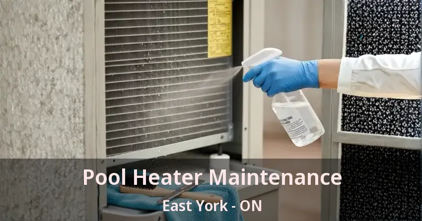 Pool Heater Maintenance East York - ON