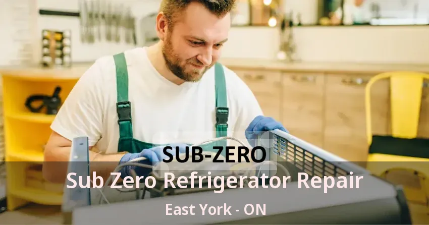 Sub Zero Refrigerator Repair East York - ON